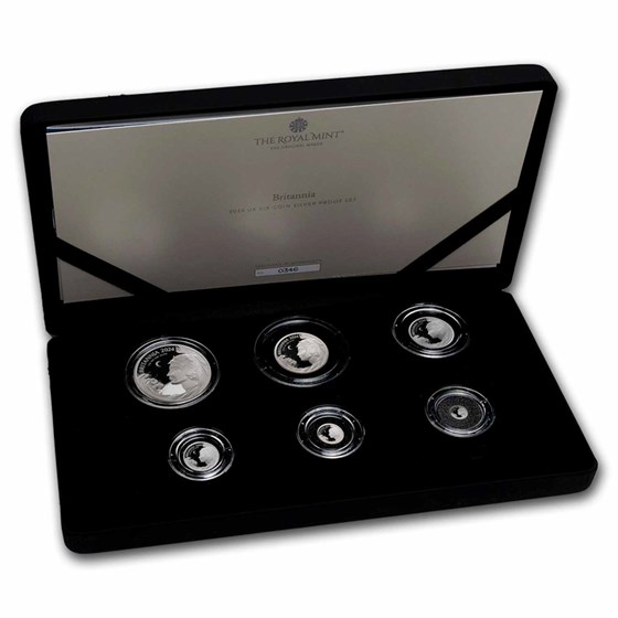 2024 Great Britain 6-Coin Silver Britannia Proof Set 2024 Great Britain 6-Coin Silver Britannia Proof Set