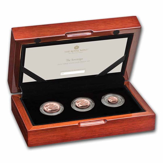 2024 Great Britain Gold Sovereign 3-Coin Proof Set 2024 Great Britain Gold Sovereign 3-Coin Proof Set
