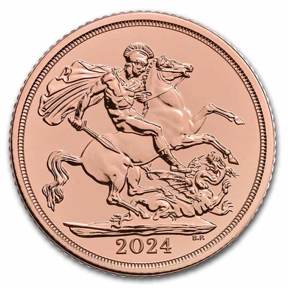 2024 Great Britain Gold Sovereign BU 2024 Great Britain Gold Sovereign BU