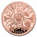 2024 Great Britain Sixpence Gold Proof Coin (Box & COA)