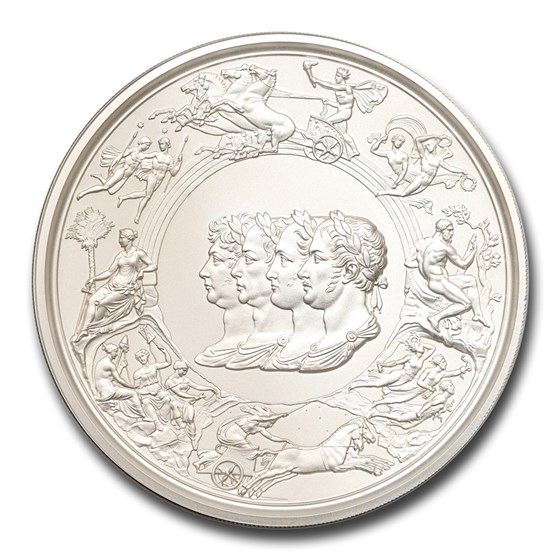 2024 Great Britain The Waterloo Medal 1 Kilo Silver Proof 2024 Great Britain The Waterloo Medal 1 Kilo Silver Proof