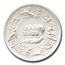 2024 Great Britain The Waterloo Medal 2 oz Silver Matte Proof