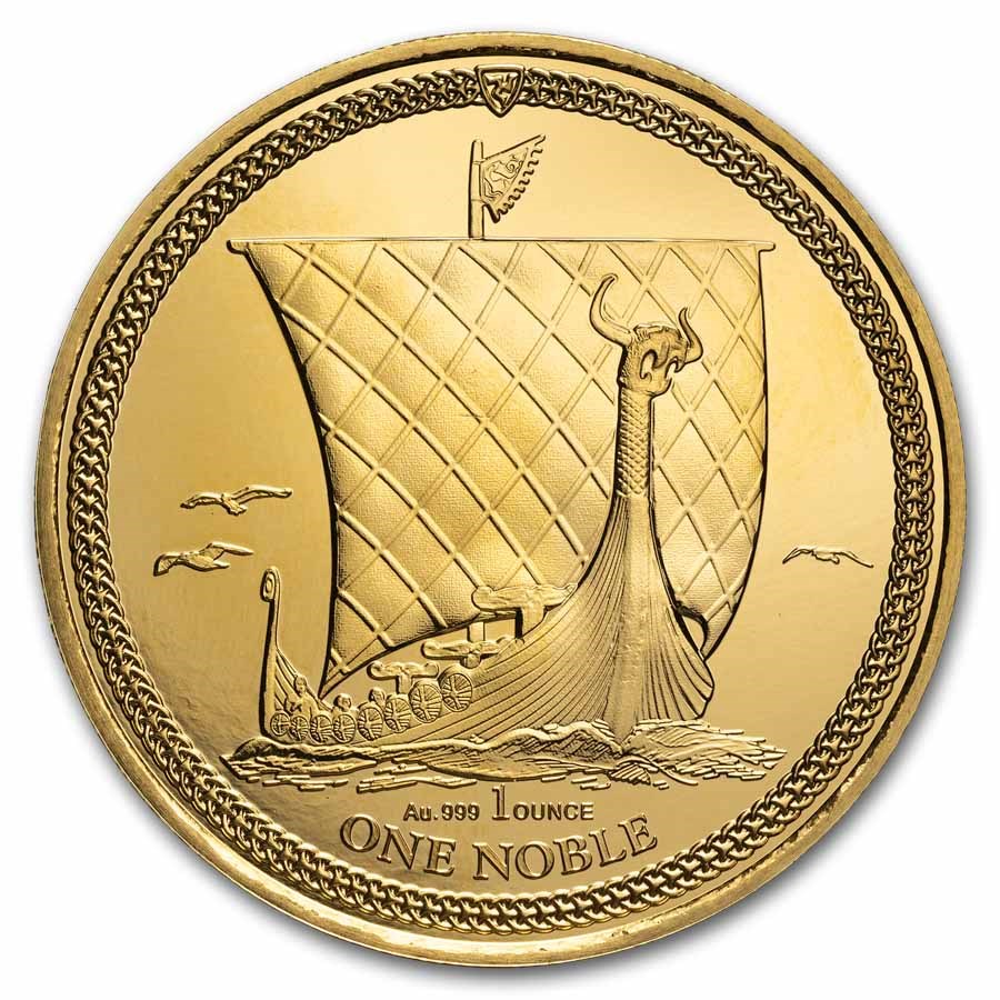 2024 Isle of Man 1 oz Gold Noble BU