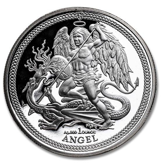 2024 Isle of Man 1 oz Silver Angel Proof (with Certificate) 2024 Isle of Man 1 oz Silver Angel Proof (with Certificate)