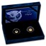 2024 Ivory Coast 2 gram Gold Edition Signature Owl 2-Coin Set