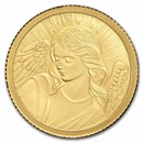 2024 Liberia 1/200 oz Gold Proof Guardian Angel