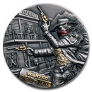 2024 Liberia 2 oz Silver Antique Bounty Hunter (with Box and COA)