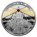 2024 Liberia 2 oz Silver Antique Treasure of the Sea: Amber