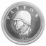2024 Liberia 5 oz Silver 100 Dollars Patton Prooflike