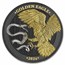 2024 Malta 1 oz Silver 5 Euro Golden Eagle Limited Edition