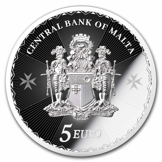2024 Malta 1 oz Silver €5 Maltese Cross BU 2024 Malta 1 oz Silver €5 Maltese Cross BU