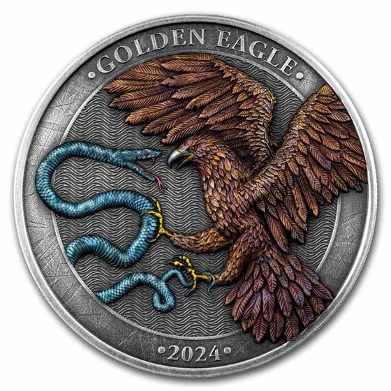2024 Malta 2 oz Silver 10 Euro Golden Eagle Limited Edition 2024 Malta 2 oz Silver 10 Euro Golden Eagle Limited Edition