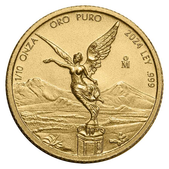 2024 Mexico 1/10 oz Gold Libertad BU 2024 Mexico 1/10 oz Gold Libertad BU