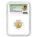 2024 Mexico 1/10 oz Gold Libertad MS-70 NGC (ER, Coat of Arms)