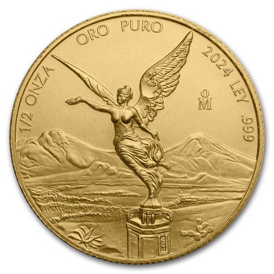 2024 Mexico 1/2 oz Gold Libertad BU 2024 Mexico 1/2 oz Gold Libertad BU