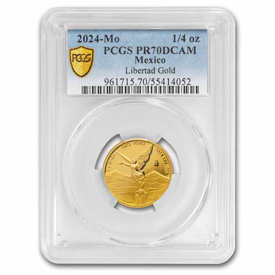 2024 Mexico 1/4 oz Gold Libertad PR-70 DCAM PCGS