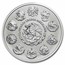2024 Mexico 1 kilo Silver Aztec Calendar PL-70 NGC (Coat of Arms)