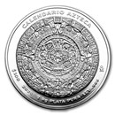 2024 Mexico 1 kilo Silver Aztec Calendar (w/Box & COA)