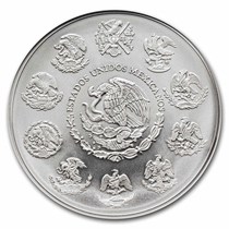 JADEX 公式アカウント 01メキシコ、カルロス４世夫妻特大銀メダル珍品 Buy 2024 Mexican 1 kilo Silver Libertad MS-70 NGC (Coat of Arms