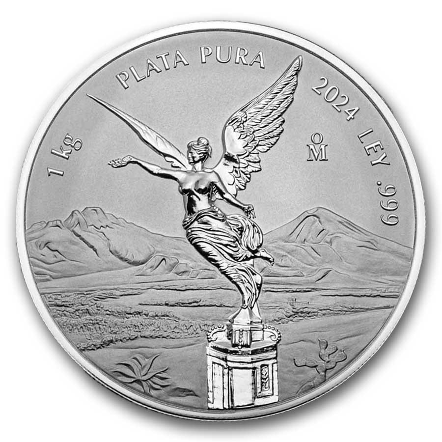 2024 Mexico 1 kilo Silver Libertad Prooflike (w/Box & COA)