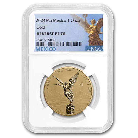 2024 Mexico 1 oz Reverse Proof Gold Libertad PF-70 NGC 2024 Mexico 1 oz Reverse Proof Gold Libertad PF-70 NGC