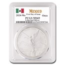 2024 Mexico 1 oz Silver Libertad MS-69 PCGS (FDI)