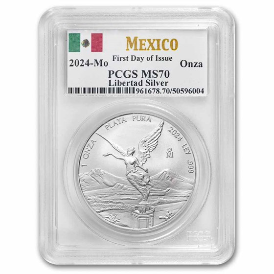 2024 Mexico 1 oz Silver Libertad MS-70 PCGS (FDI)