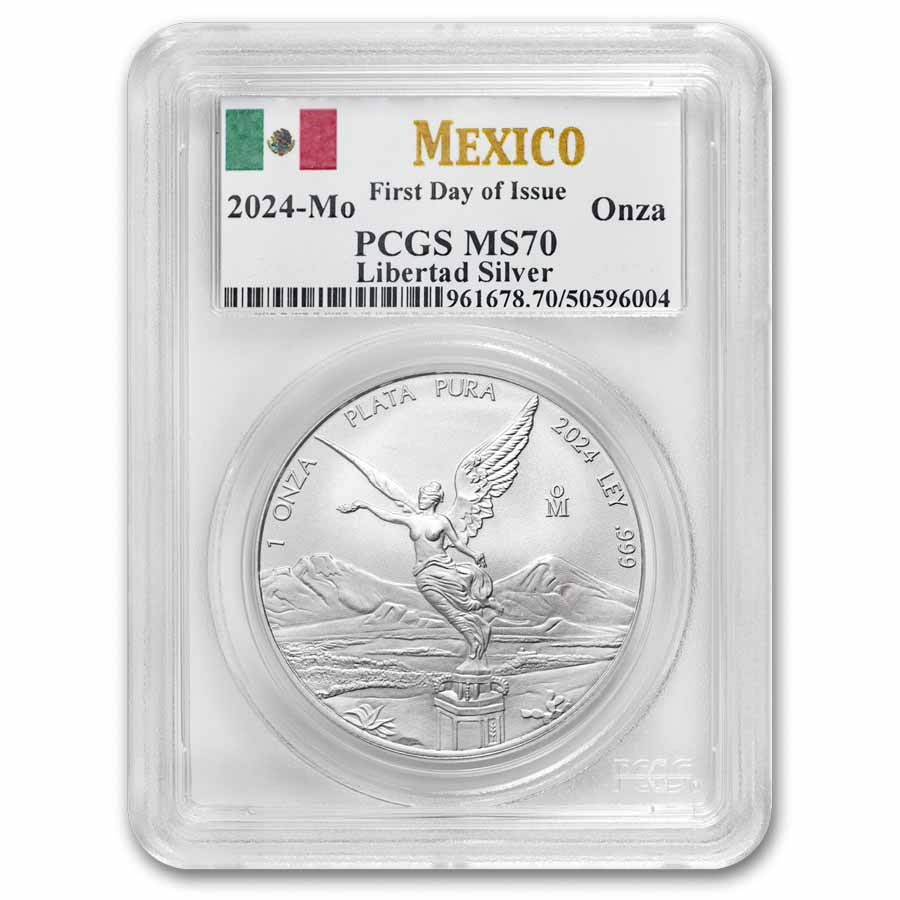 2024 Mexico 1 oz Silver Libertad MS-70 PCGS (FDI)
