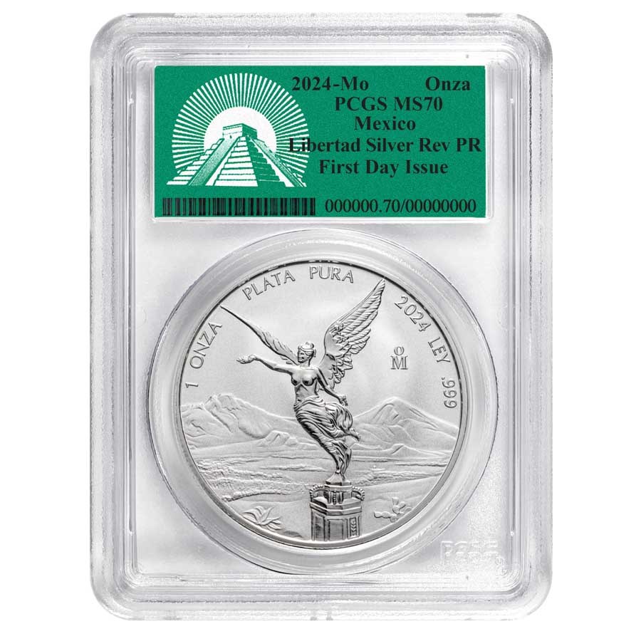 2024 Mexico 1 oz Silver Libertad Reverse Proof PR-70 PCGS (FDI)