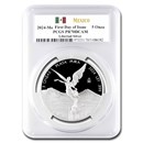 2024 Mexico 5 oz Silver Libertad Proof PR-70 PCGS (FDI)