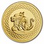2024 Mongolia 1/2 gram Proof Gold Lunar Year of the Dragon