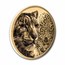 2024 Mongolia 1 oz Gold Proof Snow Leopard (with Box & COA)