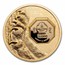 2024 Mongolia 1 oz Gold Proof Snow Leopard (with Box & COA)