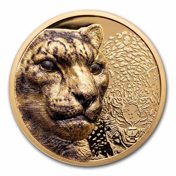 2024 Mongolia 1 oz Gold Proof Snow Leopard (with Box & COA) 2024 Mongolia 1 oz Gold Proof Snow Leopard (with Box & COA)