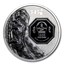2024 Mongolia 2 oz Silver Proof Snow Leopard (with Box & COA)