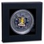 2024 Mongolia 3 oz Silver Colorized Manjushri Mandala