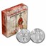 2024 Netherlands 1 oz Proof Silver Florin (w/ Box & COA)
