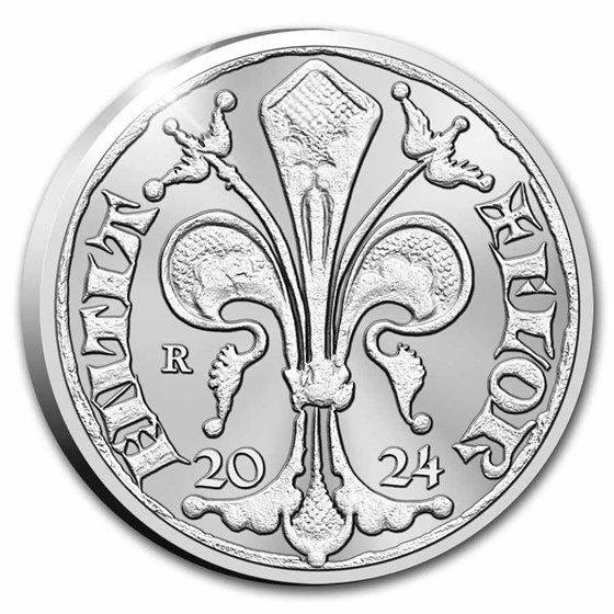 2024 Netherlands 2 oz Proof Silver Florin (w/ Box & COA) 2024 Netherlands 2 oz Proof Silver Florin (w/ Box & COA)