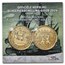 2024 Netherlands Gold Piedfort PF Ship Shilling (w/ Acrylic Box)