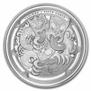 2024 New Zealand 1 oz Silver Dwelling Taniwha: Cave BU