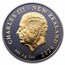 2024 New Zealand 2 oz Silver Black Proof Roroa Kiwi
