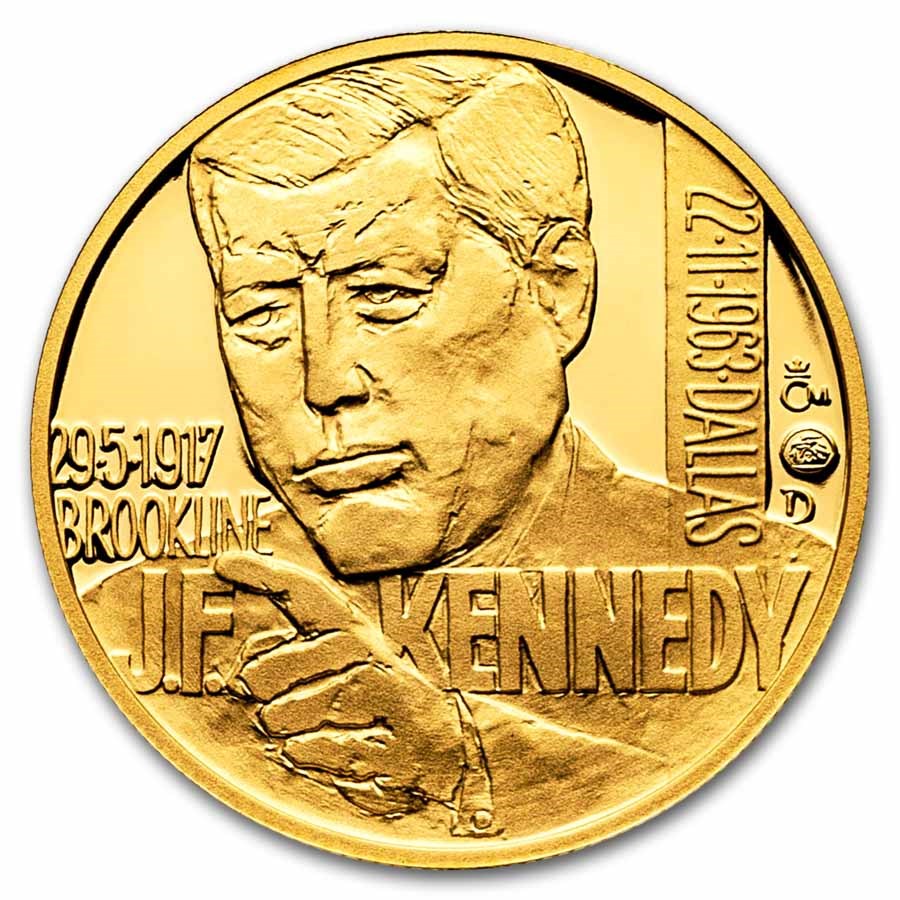 2024 Niue 1/10 oz Gold Cult of Personality: J.F. Kennedy