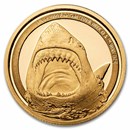 2024 Niue 1/4 oz Gold $25 Shark Week: Great White Shark