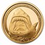 2024 Niue 1/4 oz Gold $25 Shark Week: Great White Shark