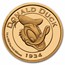 2024 Niue 1/4 oz Proof Gold $25 Donald Duck 90th Anniversary