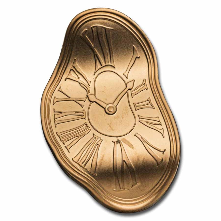 2024 Niue 1.5 oz Silver Salvador Dali: The Melting Clock