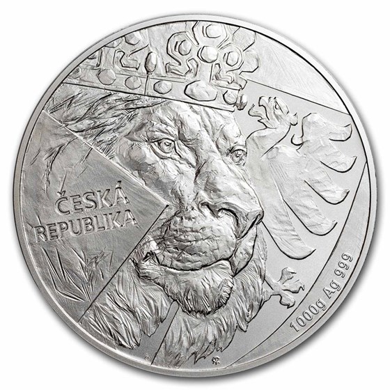 2024 Niue 1 kilo Silver Czech Lion BU 2024 Niue 1 kilo Silver Czech Lion BU