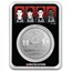 2024 Niue 1 oz Ag $2 Ghostbusters 40th Anniversary (Colorized)