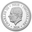 2024 Niue 1 oz Ag $2 Marvel Season's Greetings Ornament Proof