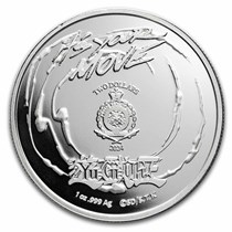 2024 Niue 1 oz Color Ag $2 Yu-Gi-Oh! - Akiza Izinski In TEP